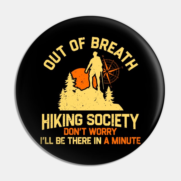 Out of breath hiking society Pin by NyskaTiden