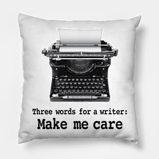 Three words for a writer Pillow