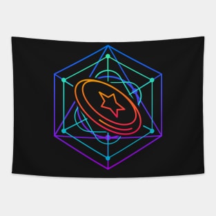 Psyechedelic Geometry - Ultimate Frisbee Tapestry