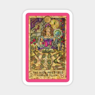 The High Priestess. Major Arcana Tarot Card. Magnet