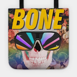 Skull and Flowers Tote