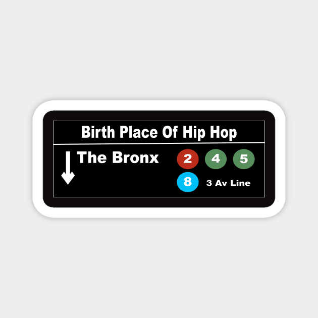 Birth Place Of Hip Hop Magnet by The Orchard