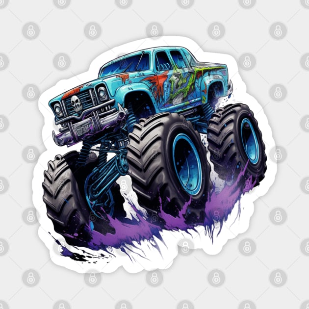 Monster Truck Design Magnet by Labidabop