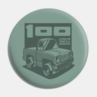 Mint Green - D-100 (1978 - White-Based - Ghost) Pin