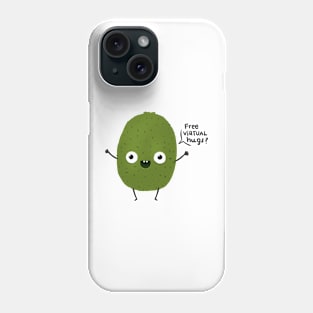 Free virtual hugs Phone Case