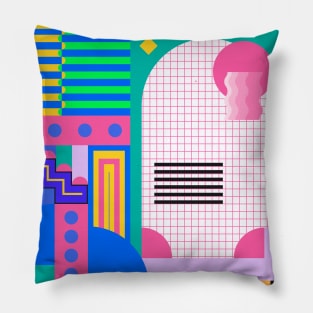 Memphis Style Pattern Pillow