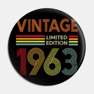 Vintage 1963 Limited Edition Pin