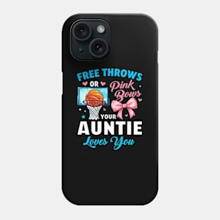 Gender Reveal Auntie Loves You Phone Case