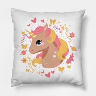 Cute Unicorn Kawaii Pillow