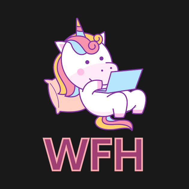 Work From Home Unicorn by Crafty Mornings