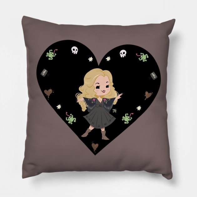 Swamp Queen Pillow by Psychofishes