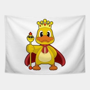 Duck King Crown Tapestry