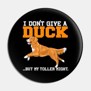 toller dog Pin