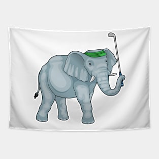 Elephant Golf Golf club Tapestry
