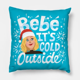 Bebe It's Cold Outside Pillow