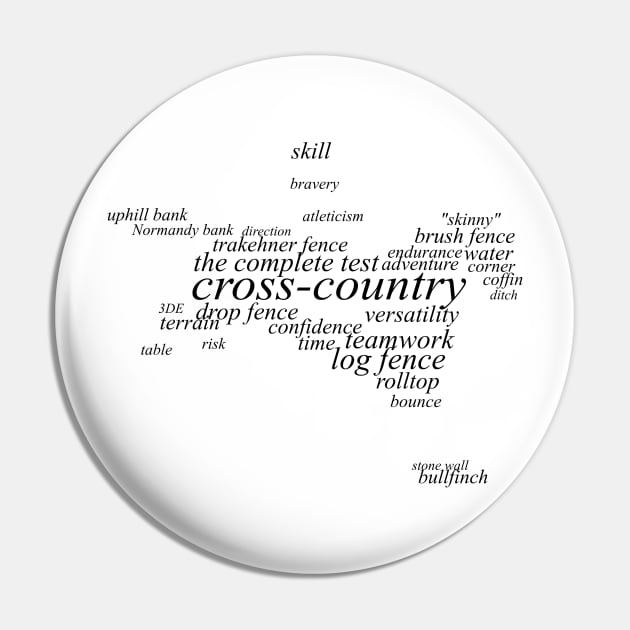 Equestrian Dictionary - Cross-country (light) Pin by ThunderboltFire