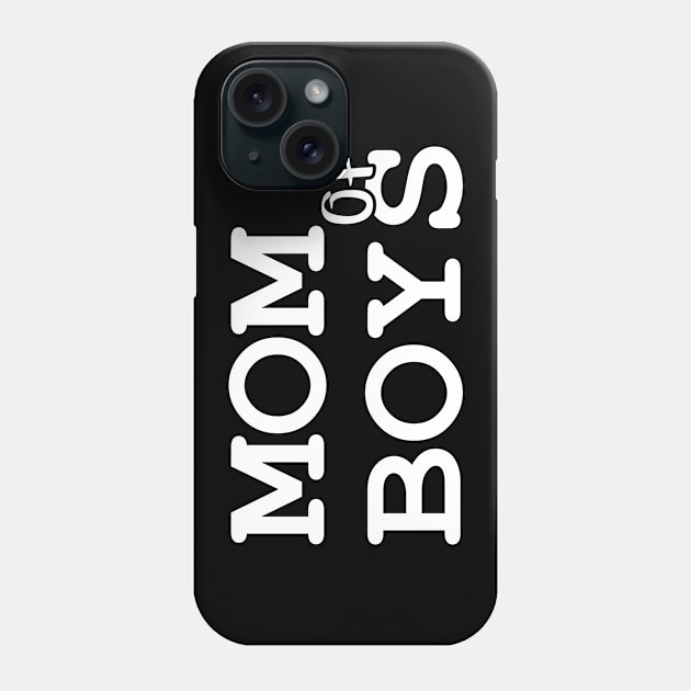 Mom of Boys Phone Case by adik