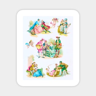 French country scene Magnet