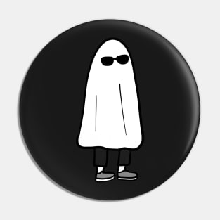 Ghost with glasses Pin