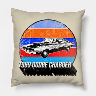 1969 Dodge Charger Pillow