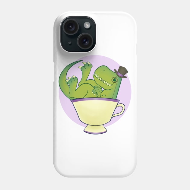 Tea Rex Phone Case by Redheadkls