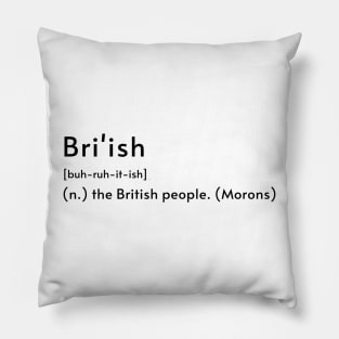 Bri'ish Wiki Entry Pillow