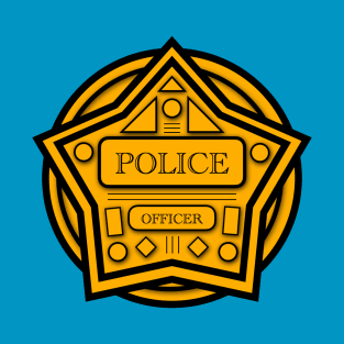 Police Badge V.2 T-Shirt