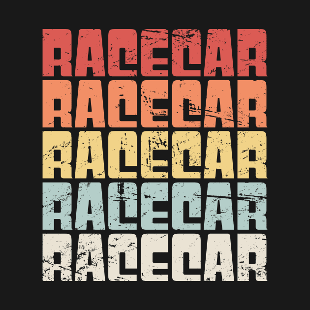 Vintage RACECAR Car Racing Gift by MeatMan