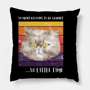 So many reasons to be grumpy...so little time. Pillow