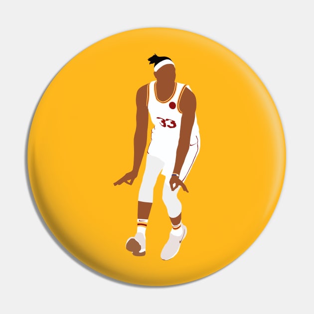 Myles Turner Three Point Celebration Pin by xRatTrapTeesx