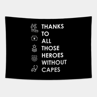 Thank you helpers in this pandemic of Covid-19 2020 Tapestry