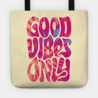 Good Vibes Only | Peach Tote