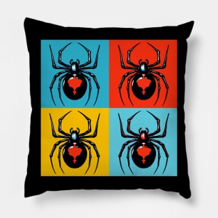 Pop Black Widow Spider - Cool Spider Pillow