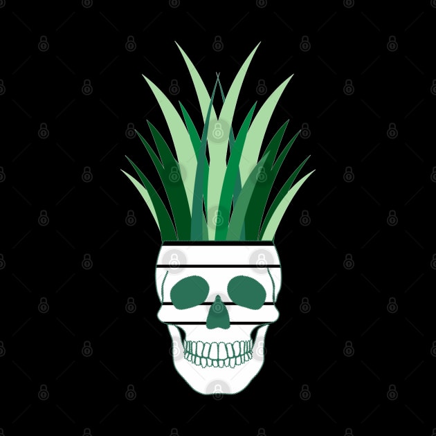 Skull and Plant by Nuletto