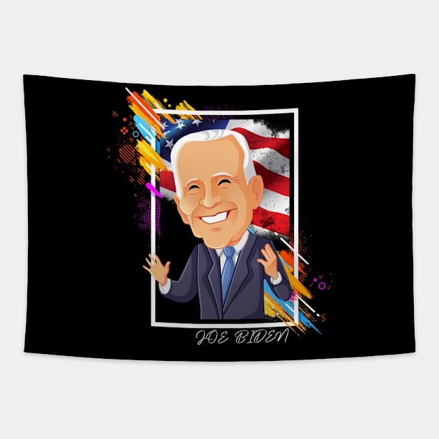 Joe Biden - President Of America Tapestry by RamzStore