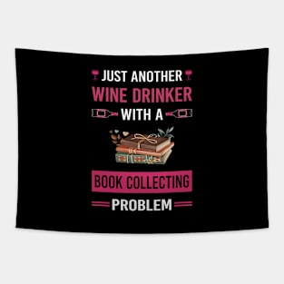 Wine Drinker Book Collecting Books Bibliophile Tapestry