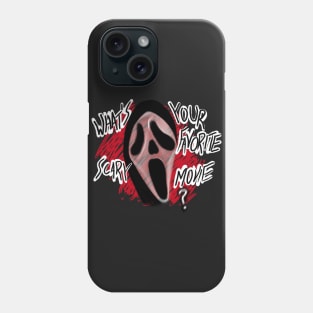 What’s your favorite scary movie? Scream Horror Movie Phone Case