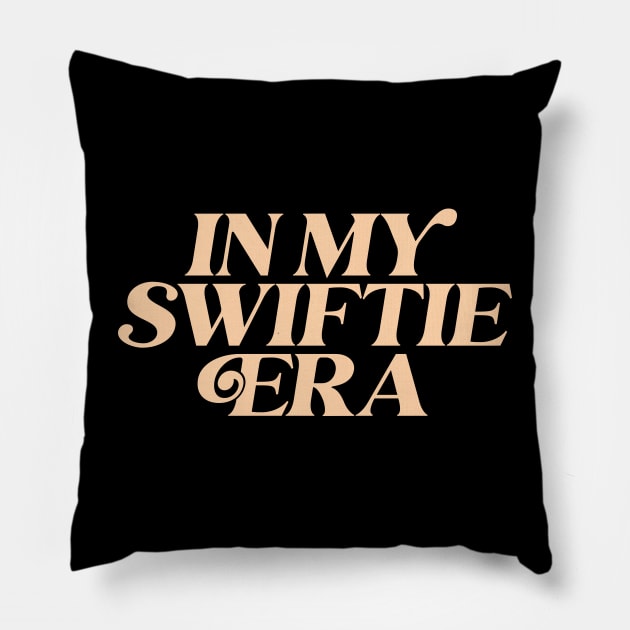 In My Swiftie Era - Peach, check out other colors available! Pillow by Garden Creative