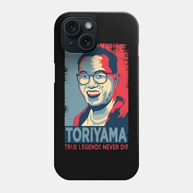 AKIRA TORIYAMA: TRUE LEGENDS NEVER DIE (GRUNGE) Phone Case by FunGangStore