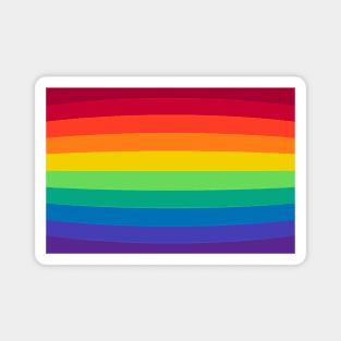 Rainbow Stripe Flag Magnet