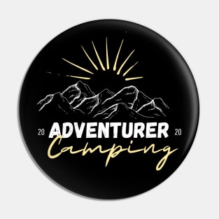 Camping Adventure Pin