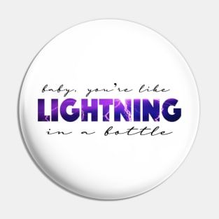 Electric Love Lightning Pin