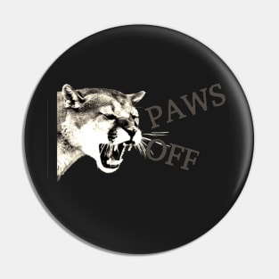 PAWS OFF Pin