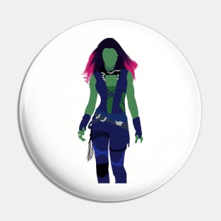 Zoe Saldana Guardians Character Art Pin