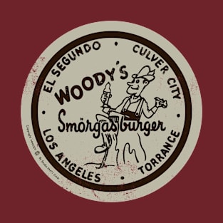 Vintage Woody's Smorgasburger El Segundo California T-Shirt