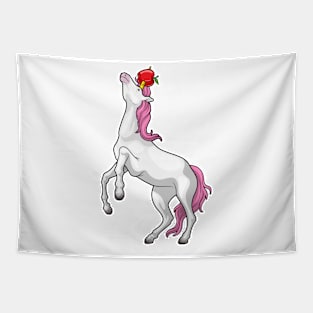 Unicorn Apple Fruit Tapestry