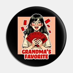 Grandma's Favourite - Lucky Red Envelope Traditions Pin