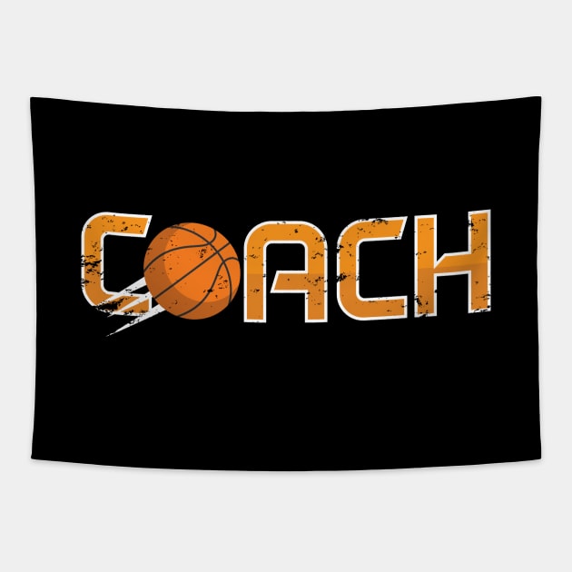 Basketball Coach - Gift Basketball Coach Basketball Team Coach Tapestry by giftideas