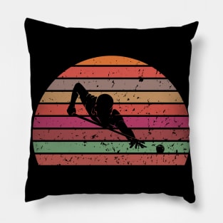 Billiards - vintage sunset design Pillow