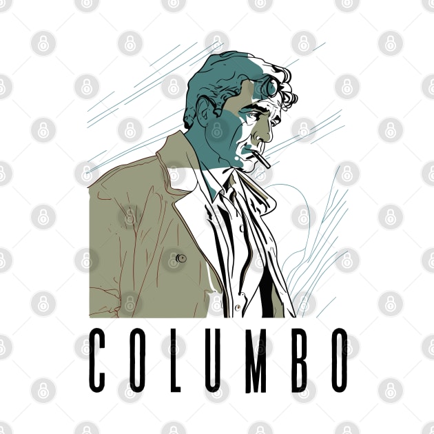 Columbo --- Retro Fan Artwork by DankFutura